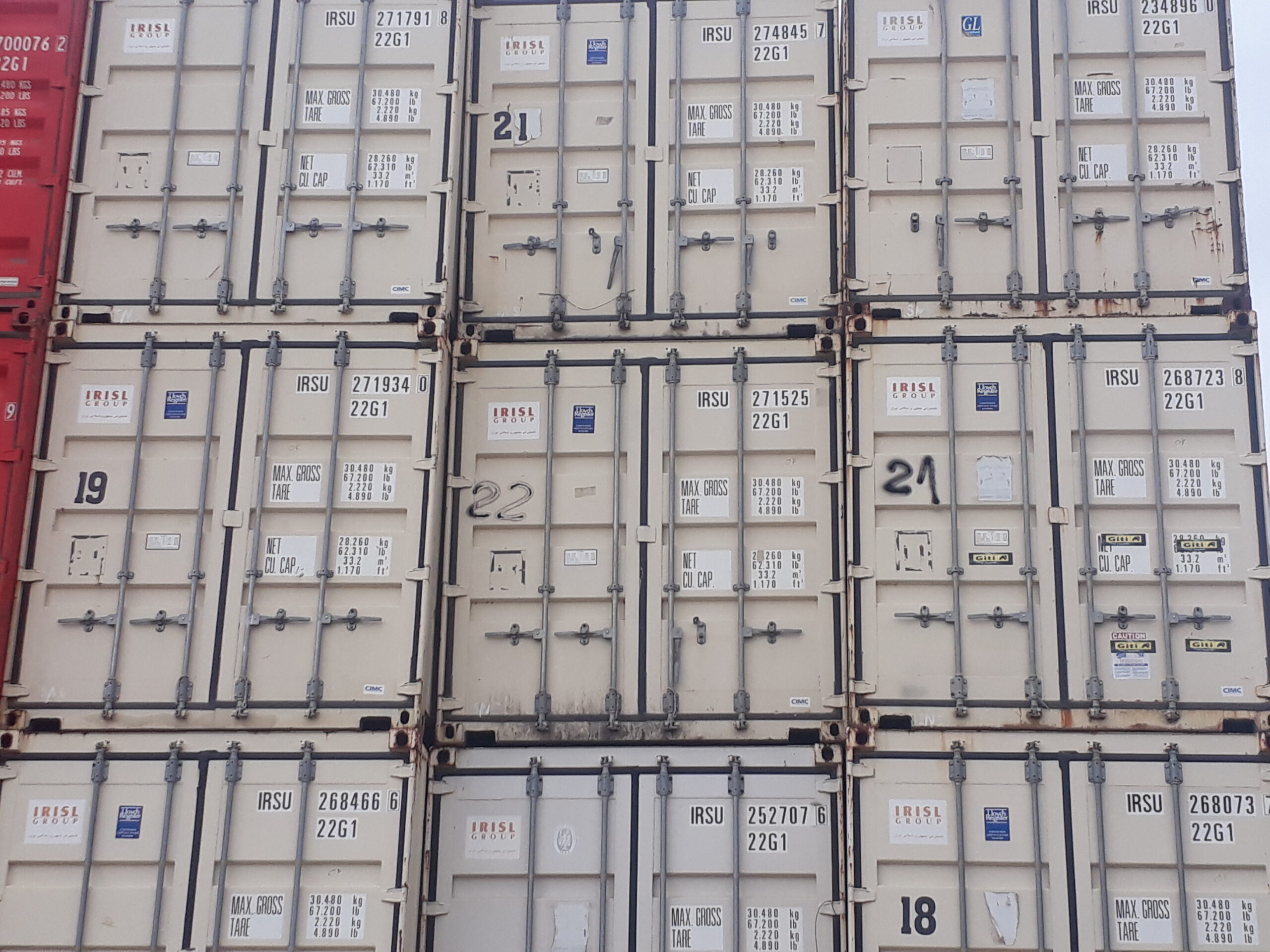 کانتینر استاندارد closed container قیمت کانتینر 6 متری چیست؟