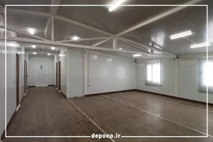 کف سازی و زیر سازی کانکس