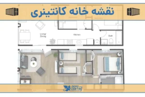 نقشه خانه کانتینری